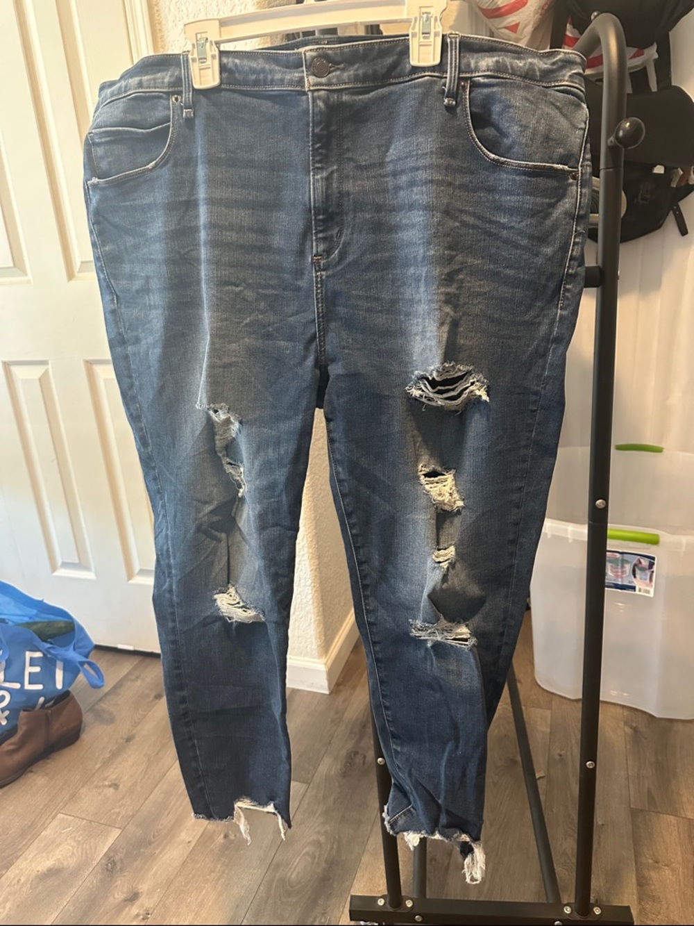 Abercrombie super skinny ankle high rise jeans